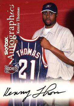 1999-00 SkyBox Premium - Autographics #NNO Kenny Thomas Front