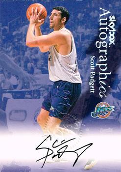 1999-00 SkyBox Premium - Autographics #NNO Scott Padgett Front