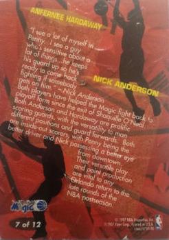 1997-98 Fleer - Game Breakers #7 Nick Anderson / Anfernee Hardaway Back