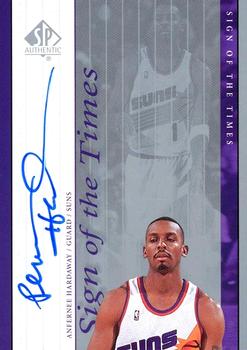1999-00 SP Authentic - Sign of the Times #AN Anfernee Hardaway Front