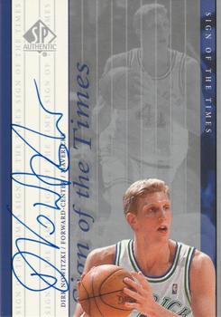1999-00 SP Authentic - Sign of the Times #DN Dirk Nowitzki Front