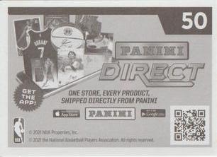 2020-21 Panini NBA Sticker & Card Collection #50 Rockets vs Thunder Back