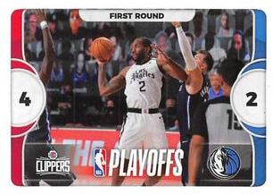 2020-21 Panini NBA Sticker & Card Collection #52 Clippers vs Mavericks Front