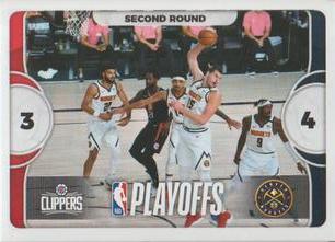2020-21 Panini NBA Sticker & Card Collection #54 Clippers vs Nuggets Front