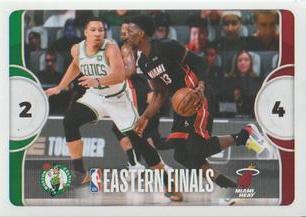 2020-21 Panini NBA Sticker & Card Collection #56 Celtics vs Heat Front
