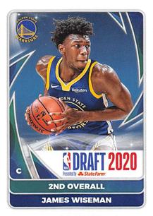 2020-21 Panini NBA Sticker & Card Collection #86 James Wiseman Front