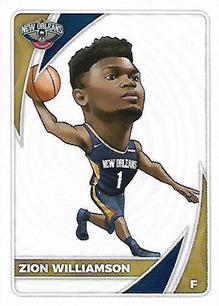 2020-21 Panini NBA Sticker & Card Collection #405 Zion Williamson Front