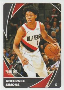 2020-21 Panini NBA Sticker & Card Collection #453 Anfernee Simons Front