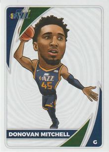 2020-21 Panini NBA Sticker & Card Collection #483 Donovan Mitchell Front