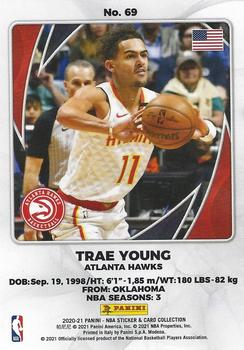 2020-21 Panini NBA Sticker & Card Collection - Cards #69 Trae Young Back