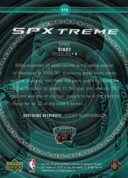 1999-00 SPx - SPxtreme #X16 Mike Bibby Back
