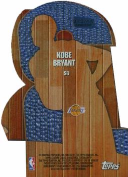 1999-00 Stadium Club - 3x3 Luminescent #4A Kobe Bryant Back