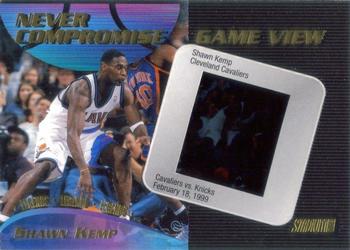 1999-00 Stadium Club - Never Compromise Game-View #NCG27 Shawn Kemp Front