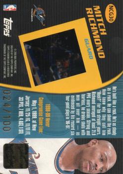 1999-00 Stadium Club - Never Compromise Game-View #NCG30 Mitch Richmond Back
