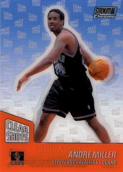 1999-00 Stadium Club Chrome - Clear Shots #CS7 Andre Miller Front