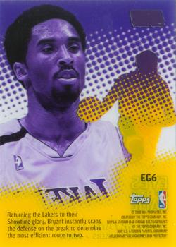 1999-00 Stadium Club Chrome - Eyes of the Game #EG6 Kobe Bryant Back