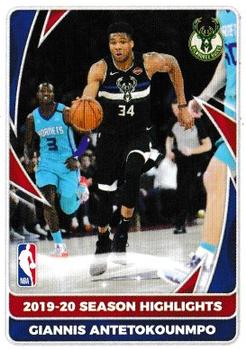 2020-21 Panini NBA Sticker & Card Collection European Edition #9 Giannis Antetokounmpo Front