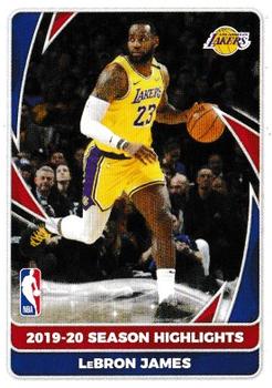 2020-21 Panini NBA Sticker & Card Collection European Edition #10 LeBron James Front