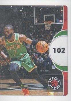 2020-21 Panini NBA Sticker & Card Collection European Edition #13 Celtics vs Raptors Front