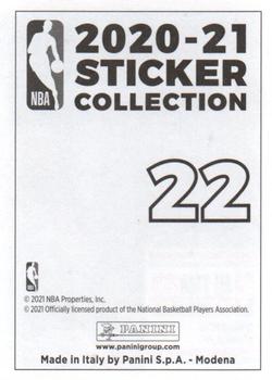 2020-21 Panini NBA Sticker & Card Collection European Edition #22 Derrick Jones Jr. Slam Dunk Back