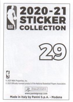 2020-21 Panini NBA Sticker & Card Collection European Edition #29 Skills Challenge Back
