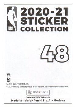 2020-21 Panini NBA Sticker & Card Collection European Edition #48 Donovan Mitchell Back