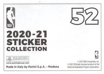 2020-21 Panini NBA Sticker & Card Collection European Edition #52 Clippers vs Mavericks - 2020 NBA Playoffs Back
