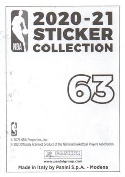 2020-21 Panini NBA Sticker & Card Collection European Edition #63 Game 1 - 2020 NBA Finals Back
