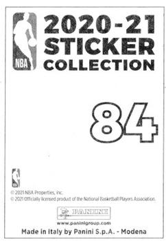 2020-21 Panini NBA Sticker & Card Collection European Edition #84 LeBron James - 2020 NBA Finals MVP Back
