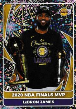 2020-21 Panini NBA Sticker & Card Collection European Edition #84 LeBron James - 2020 NBA Finals MVP Front