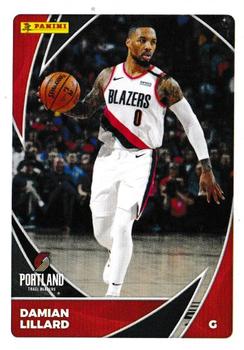 2020-21 Panini NBA Sticker & Card Collection European Edition - Cards #9 Damian Lillard Front
