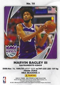 2020-21 Panini NBA Sticker & Card Collection European Edition - Cards #10 Marvin Bagley III Back