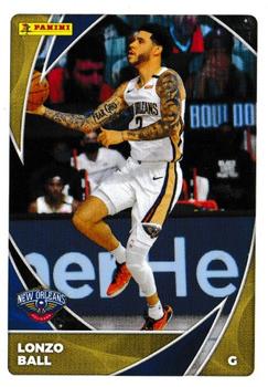 2020-21 Panini NBA Sticker & Card Collection European Edition - Cards #46 Lonzo Ball Front