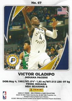 2020-21 Panini NBA Sticker & Card Collection European Edition - Cards #67 Victor Oladipo Back