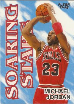 1997-98 Fleer - Soaring Stars #9SS Michael Jordan Front