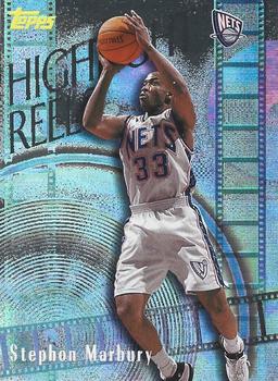 1999-00 Topps - Highlight Reels #HR1 Stephon Marbury Front