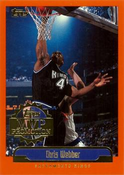 1999-00 Topps - MVP Promotion #5 Chris Webber Front