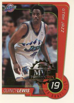 1999-00 Topps - MVP Promotion #238 Quincy Lewis Front
