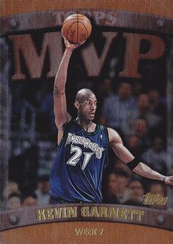 1999-00 Topps - MVP Promotion Prizes #MVP9 Kevin Garnett Front