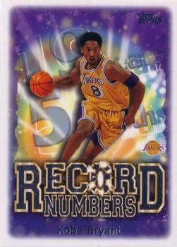 1999-00 Topps - Record Numbers #RN7 Kobe Bryant Front