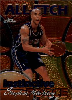 1999-00 Topps Chrome - All-Etch #AE20 Stephon Marbury Front