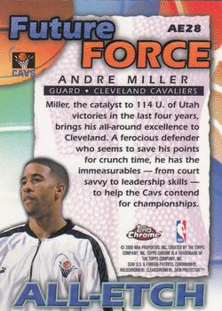 1999-00 Topps Chrome - All-Etch #AE28 Andre Miller Back