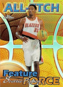 1999-00 Topps Chrome - All-Etch Refractors #AE2 Scottie Pippen Front