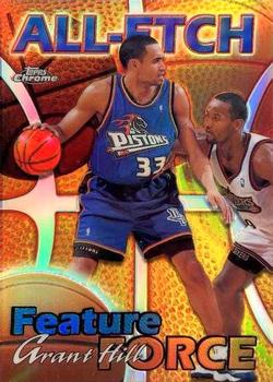 1999-00 Topps Chrome - All-Etch Refractors #AE3 Grant Hill Front