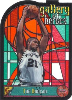 1999-00 Topps Gallery - Gallery of Heroes #GH5 Tim Duncan Front