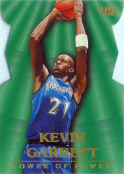 1997-98 Fleer - Tower of Power #4 TP Kevin Garnett Front