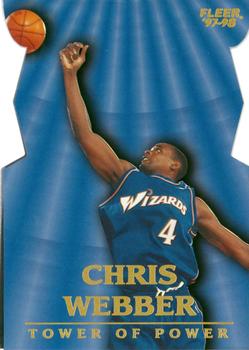 1997-98 Fleer - Tower of Power #12 TP Chris Webber Front