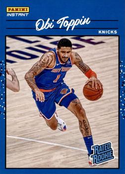 2020-21 Panini Instant NBA Rated Rookie Retro #RR8 Obi Toppin Front