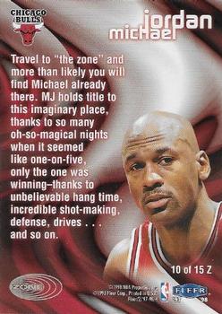 1997-98 Fleer - Zone #10Z Michael Jordan Back