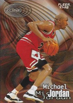 1997-98 Fleer - Zone #10Z Michael Jordan Front
